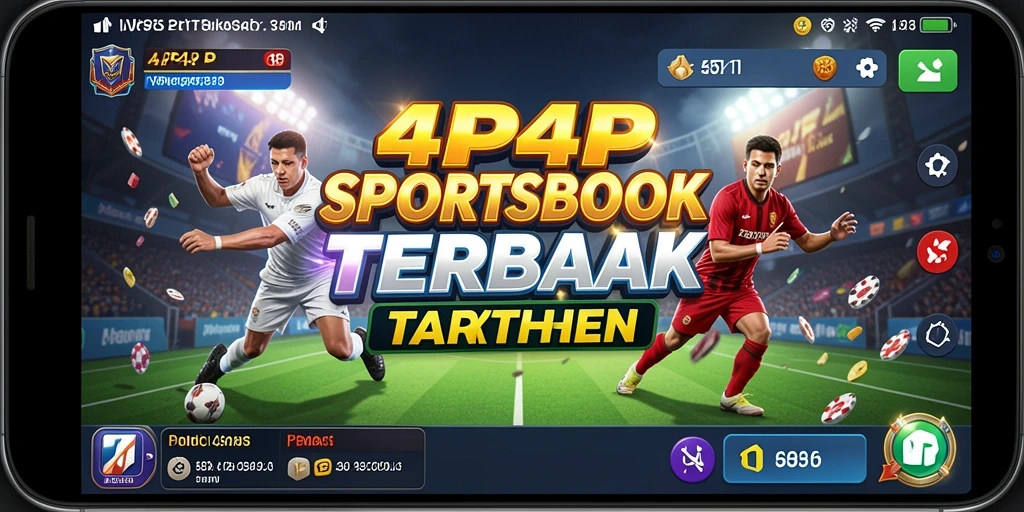Tangkapan layar gameplay 4P4P yang menampilkan taruhan olahraga secara langsung.