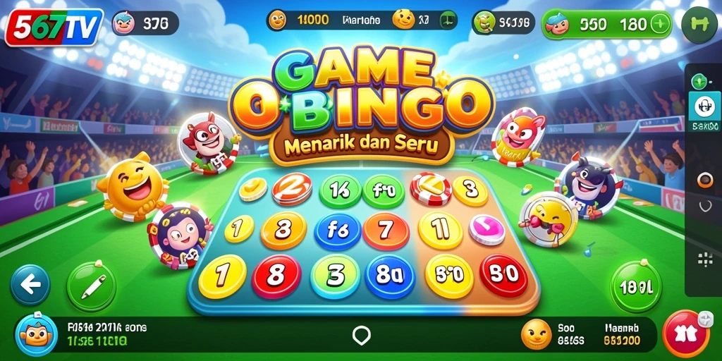 Tampilan screenshot gameplay Bingo di 567TV yang menarik.