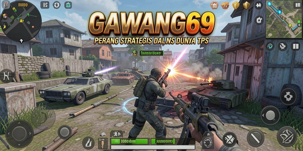 Tampilan gameplay GAWANG69 yang mendebarkan di medan perang.