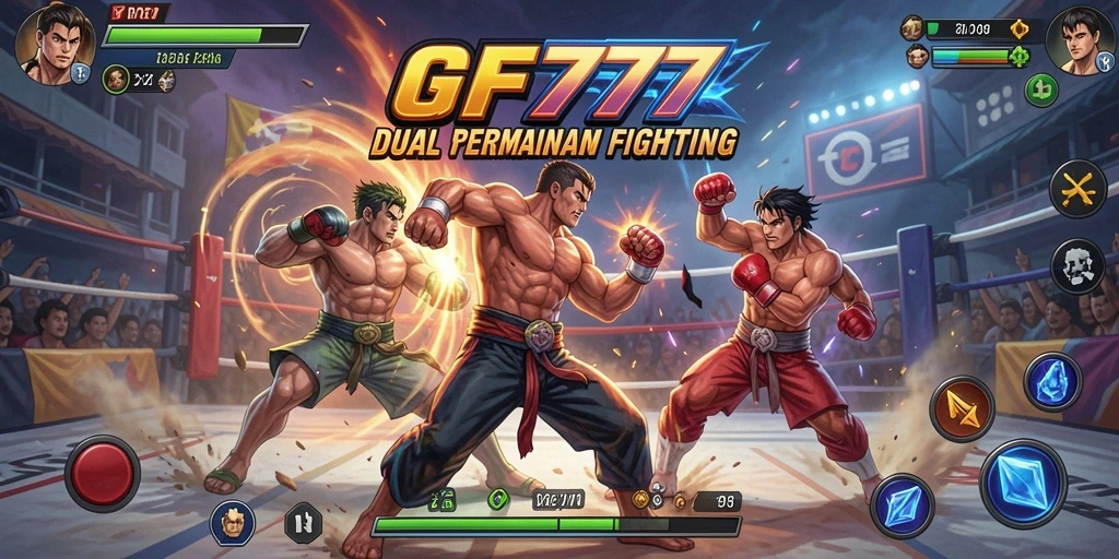 Tampilan grafis menakjubkan dari pertarungan intens di GF777.
