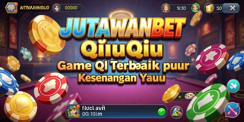 Tampilan gameplay QiuQiu yang seru di JUTAWANBET.