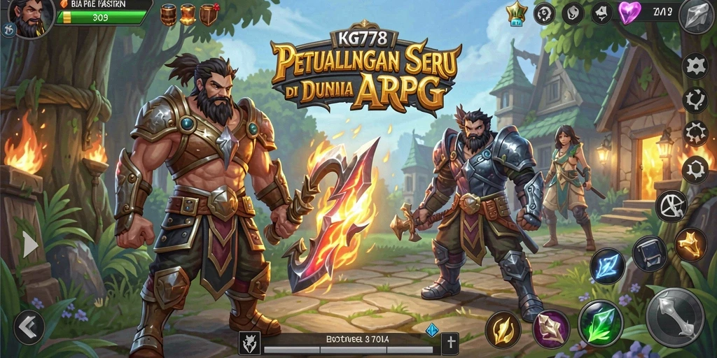 Screenshot gameplay <strong>KG778</strong> yang menampilkan aksi seru petualangan ARPG.