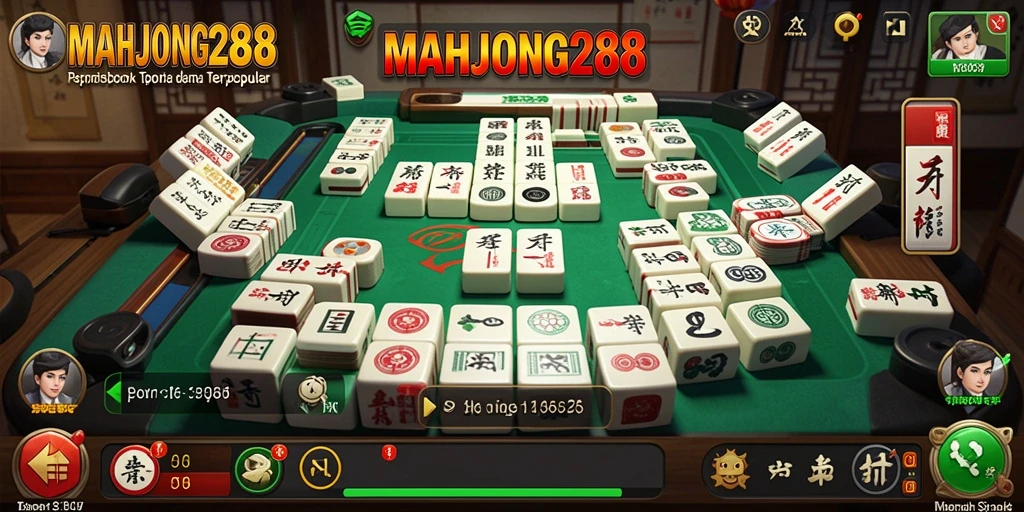 Tampilan antarmuka permainan <strong>MAHJONG288</strong> yang menarik dan interaktif untuk taruhan Sportsbook.