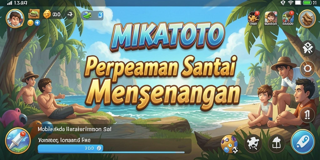 Tampilan gameplay yang seru dan penuh warna di MIKATOTO.