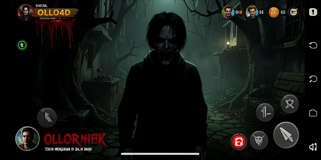 Gameplay OLLO4D yang menegangkan dan mencekam.