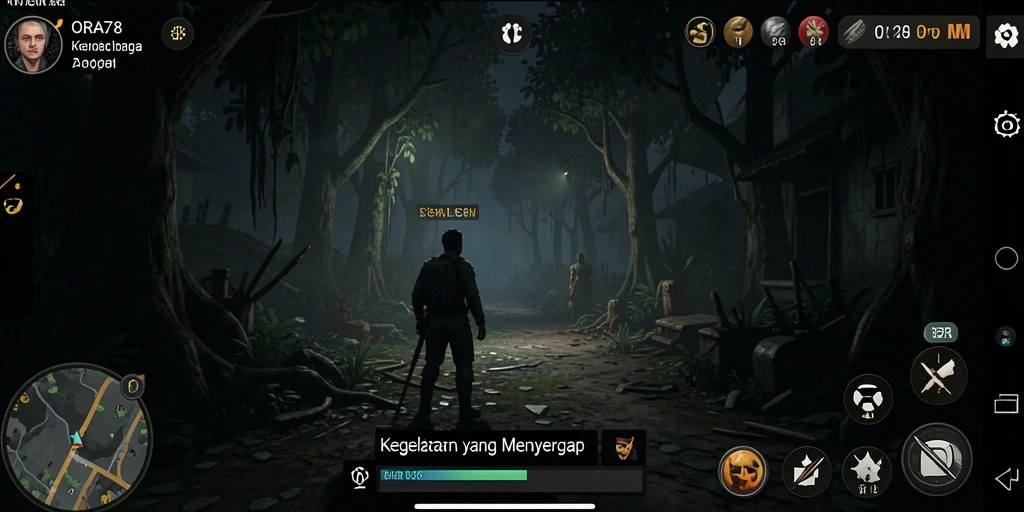 Gameplay ORA78 yang menyeramkan dan atmosfer menegangkan.