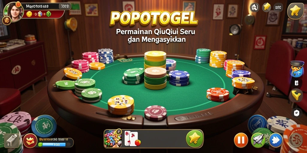 Screenshot gameplay menunjukkan keseruan bermain QiuQiu.