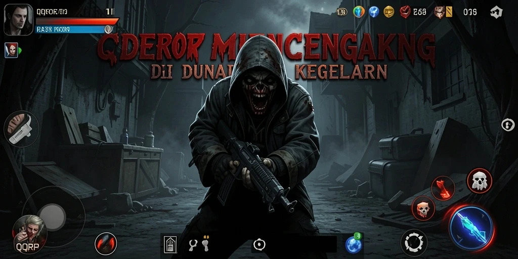 Gameplay menegangkan dengan suasana horor yang mencekam.