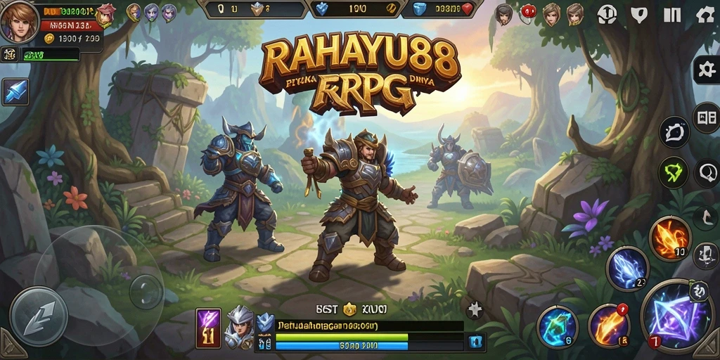 Tampilan gameplay RAHAYU88 dengan grafis menawan dan aksi seru.