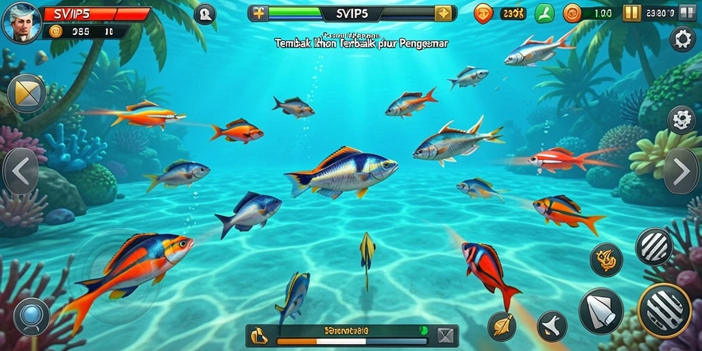 Screenshot gameplay seru Tembak Ikan SVIP5.